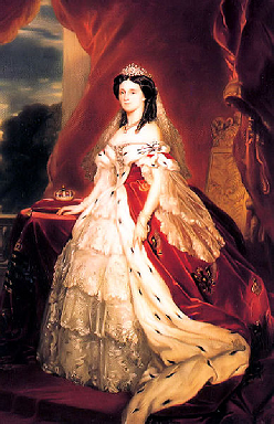 Marie-Louise-Auguste-Catherine de Saxe-Weimar-Eisenach - par Winterhalter